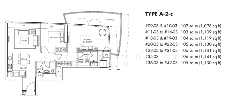 One Shenton, 1 Shenton Way, 2 Bedrooms, 1,109 sqft, Condominium For Rent, by Anthea Yeo 杨丽娇, 21070679 - PropertyGuru.com.sg