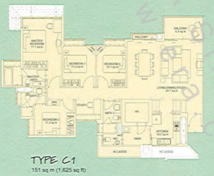 Monterey Park Condominium, 21 West Coast Rise, 4 Bedrooms, 1,625 sqft, Condominium For Rent, by Serene Wong, 21090016 - PropertyGuru.com.sg