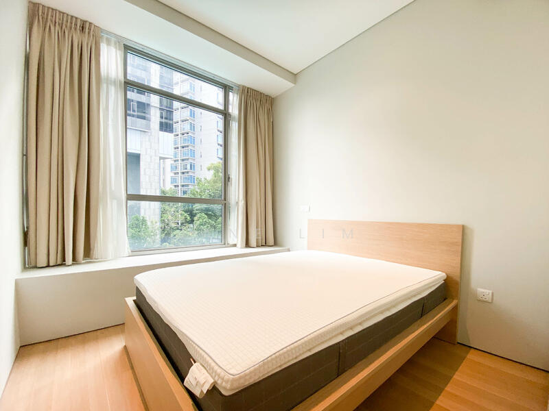 Master bedroom with queen bed
