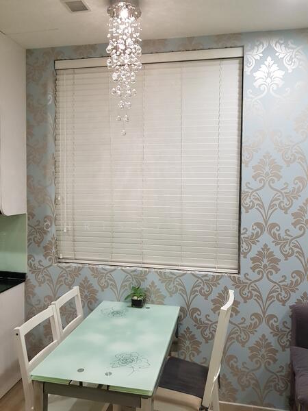 Suites @ Paya Lebar, 418 Upper Paya Lebar Road, 1 Bedroom, 409 sqft, Condominium For Rent, by Chrissy Chua, 21104707 - Expandable dinning table for 4 to 6 pax - PropertyGuru.com.sg