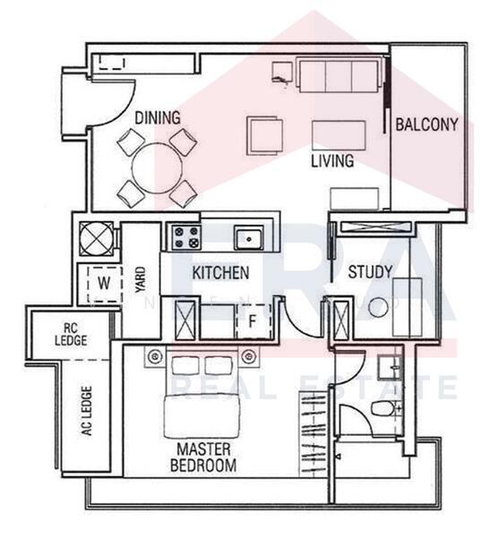 Domain 21, 21 Delta Road, 1 Bedroom, 775 sqft, Condominium For Rent, by Vincent Kuo, 21106525 - PropertyGuru.com.sg