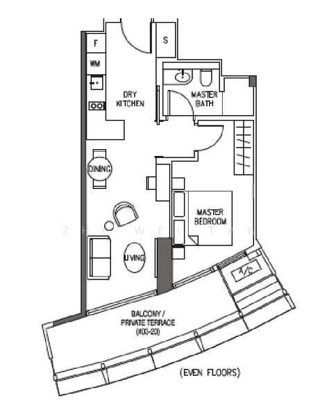 DUO Residences, 1 Fraser Street, Beach Road / Bugis / Rochor, 1 Bedroom, 667 sqft, Apartment For Rent, by Zhi Wei Tan, 21126789 - PropertyGuru.com.sg