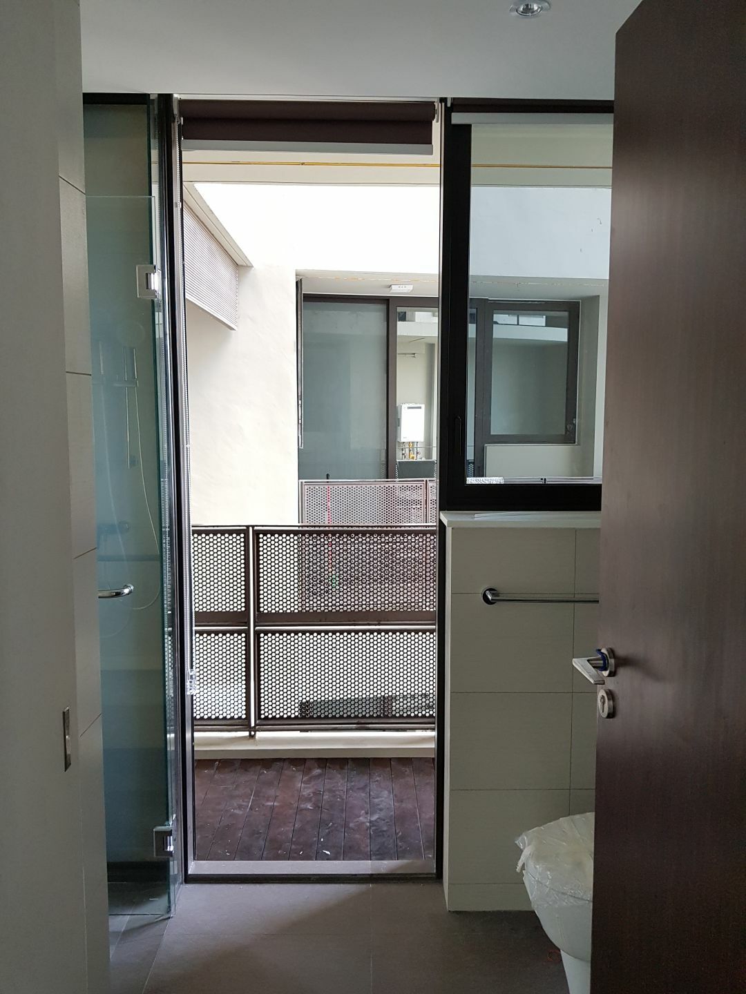 Laundry space in the bathroom