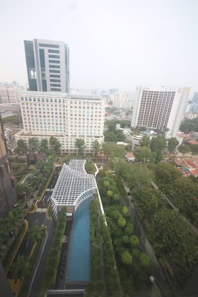 DUO Residences, 1 Fraser Street, 1 Bedroom, 689 sqft, Apartment For Rent, by Gary Goh, 21171002 - Pool view - PropertyGuru.com.sg