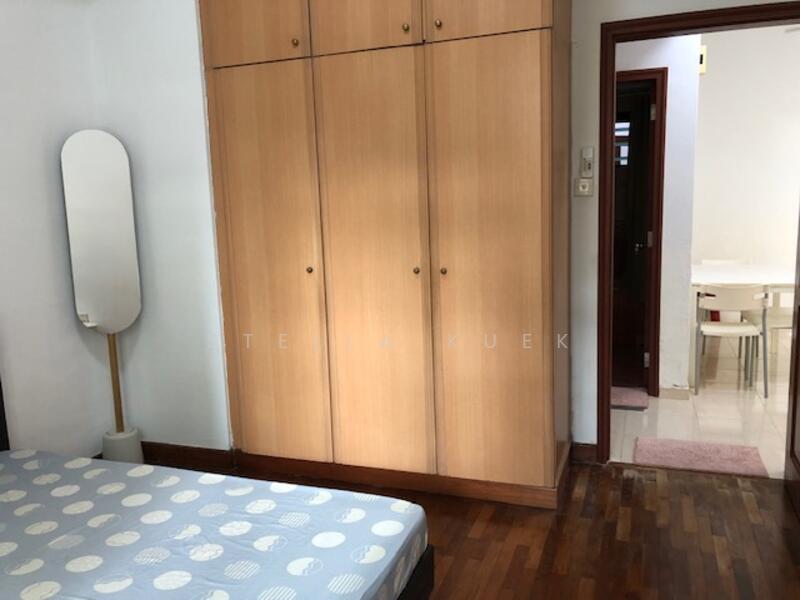 Bedroom With High Ceiling