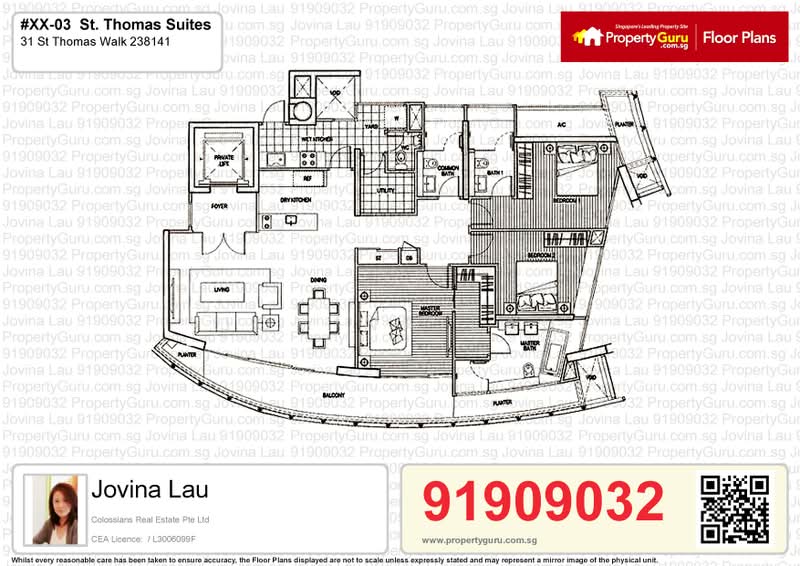 Saint Thomas Suites, 33 St Thomas Walk, Orchard / River Valley, 3 Bedrooms, 1,819 sqft, Condominium For Rent, by Jovina Lau, 21180253 - PropertyGuru.com.sg