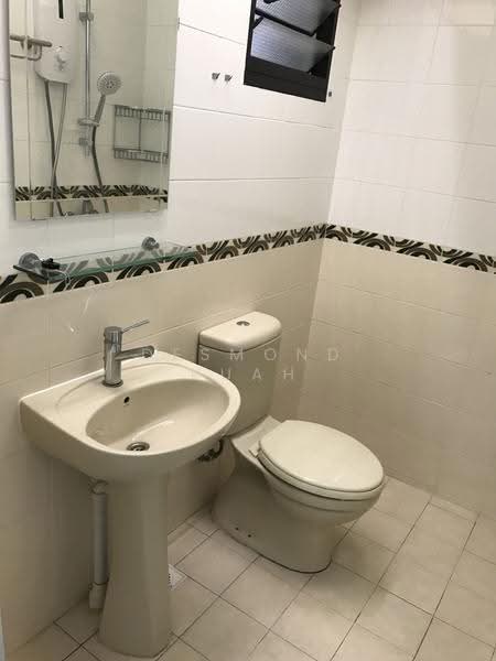 Toilet in kitchen