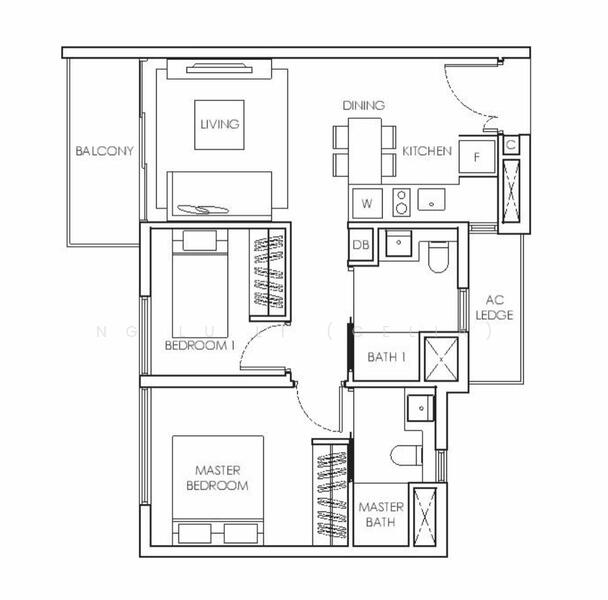 Highline Residences, 9 Kim Tian Road, 2 Bedrooms, 667 sqft, Condominium For Rent, by Ng Lu Li (Celia), 21187390 - PropertyGuru.com.sg