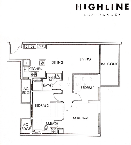 Highline Residences, 1 Kim Tian Road, 3 Bedrooms, 915 sqft, Condominium For Rent, by Jennifer Makmur, 21197712 - PropertyGuru.com.sg
