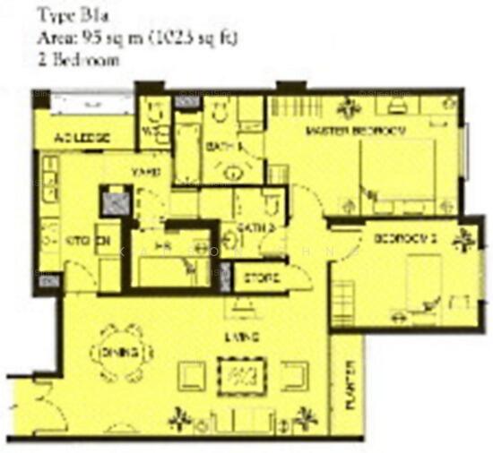 [No Longer Available] Yishun Sapphire, 40 Canberra Drive, 2 Bedrooms