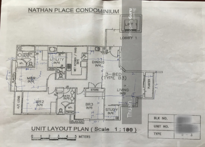 Nathan Place, 16 Nathan Road, 3 Bedrooms, 1,463 sqft, Condominium For Rent, by Thuan ., 21238138 - PropertyGuru.com.sg