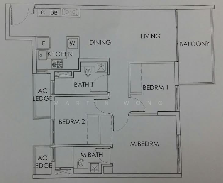 Highline Residences, 1 Kim Tian Road, 3 Bedrooms, 915 sqft, Condominium For Rent, by Martin Wong, 21253591 - PropertyGuru.com.sg
