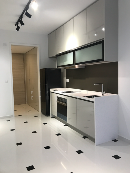 Sophia Hills, 25 Mount Sophia, 1 Bedroom, 580 sqft, Condominium For Rent, by Stephanie Ethel Tan, 21256168 - Kitchen (1 bedder) - PropertyGuru.com.sg