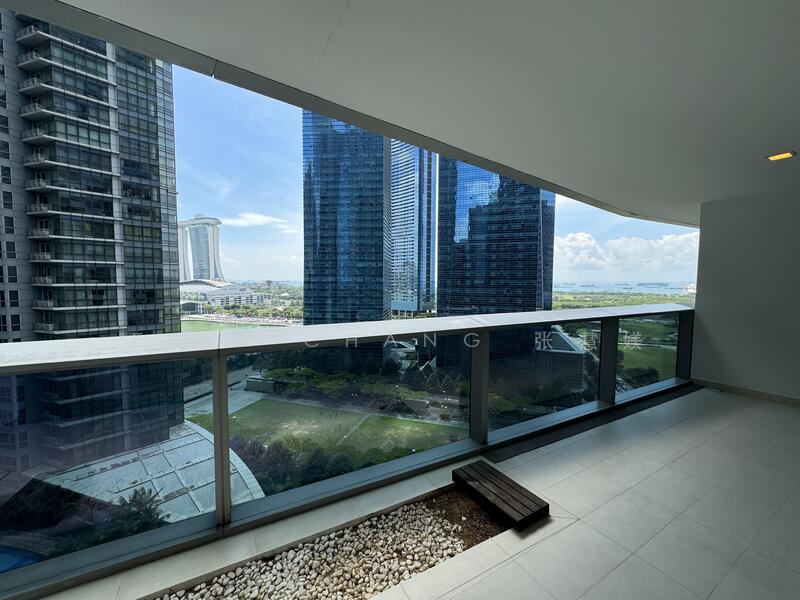 Nice size well covered balcony extending to master bedroom