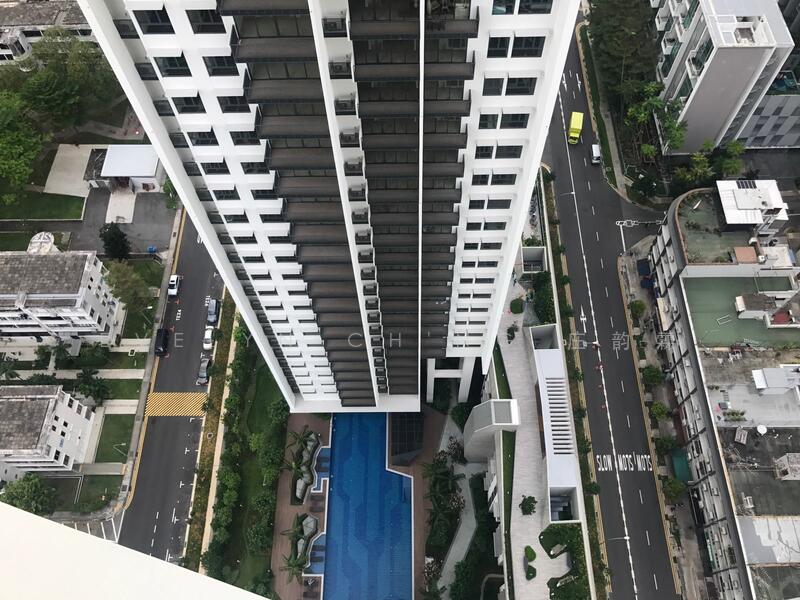 Pool view from unit