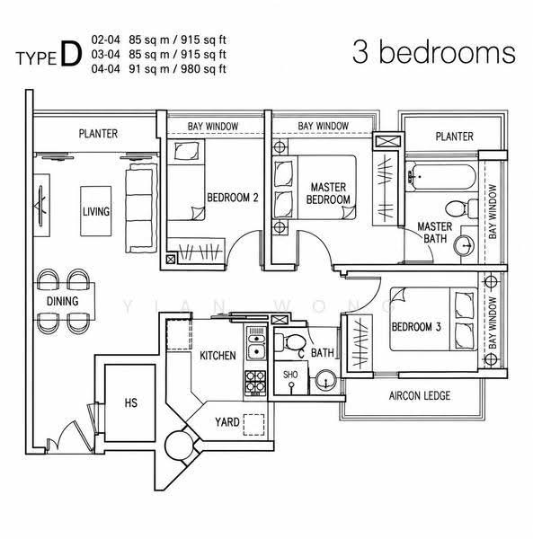 The Ariel, 31 Lorong 105 Changi, East Coast / Marine Parade, 3 Bedrooms, 915 sqft, Condominium For Rent, by Yian Wong, 21300826 - PropertyGuru.com.sg