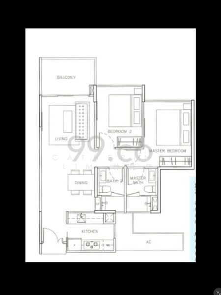 Parc Olympia, 60 Flora Drive, 2 Bedrooms, 775 sqft, Condominium For Rent, by Catherine Lim, 21316544 - PropertyGuru.com.sg