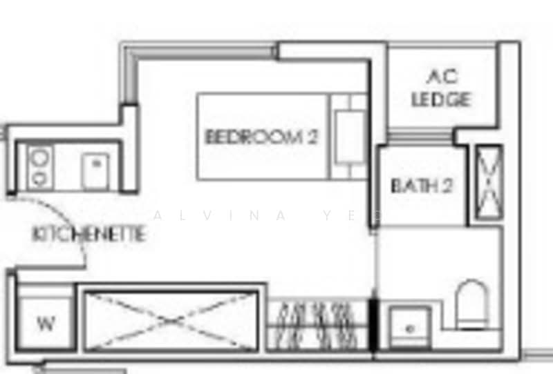 Highline Residences, 1 Kim Tian Road, 1 Bedroom, 200 sqft, Condominium For Rent, by Alvina Yeo, 21354560 - PropertyGuru.com.sg