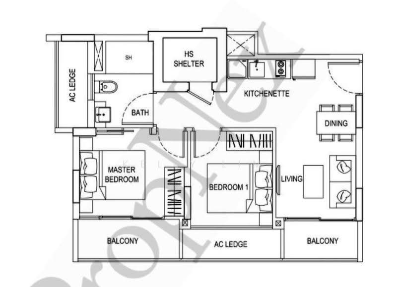 Urban Vista, 18 Tanah Merah Kechil Link, Bedok / Upper East Coast, 2 Bedrooms, 624 sqft, Condominium For Rent, by Kelly Lim, 21368689 - PropertyGuru.com.sg