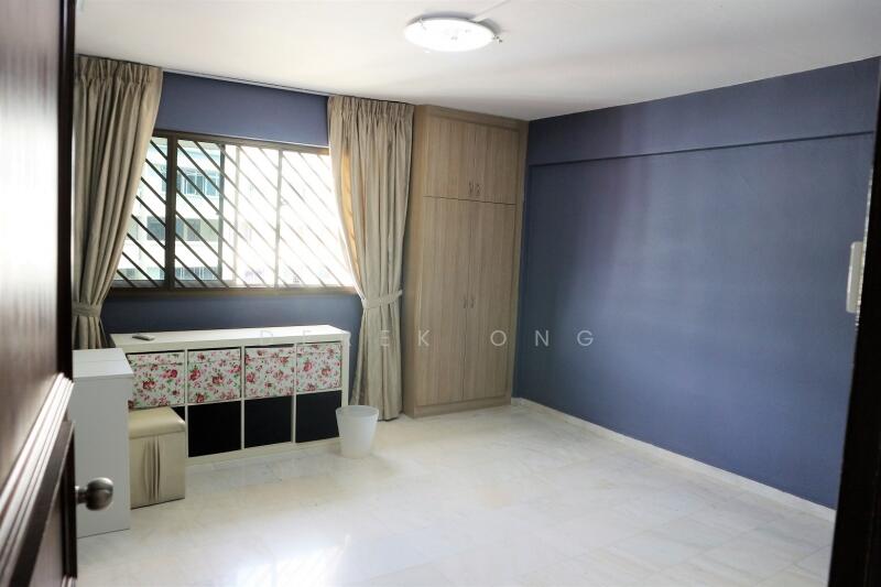 Squarish bedroom
