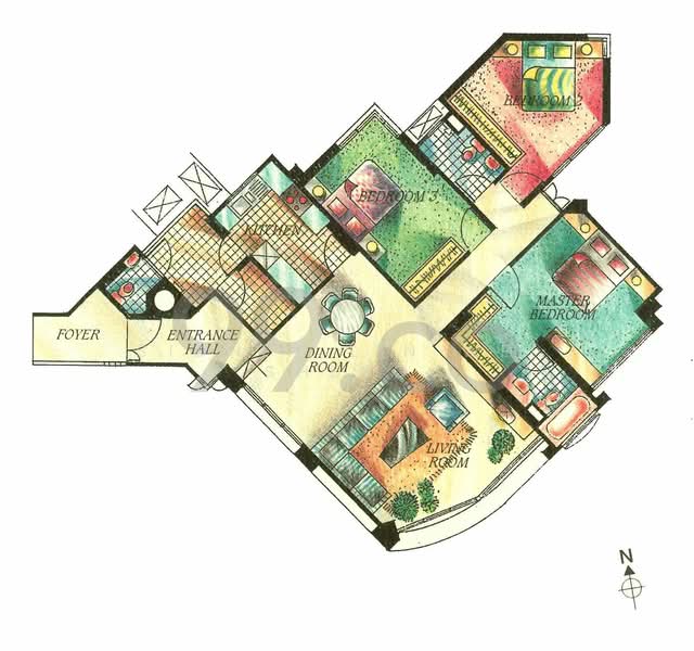 The Atria at Meyer, 61 Meyer Road, 3 Bedrooms, 1,345 sqft, Condominium For Rent, by Sidney Lin Wei Sheng, 21372717 - PropertyGuru.com.sg