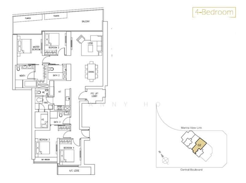 Marina Bay Suites, Central Boulevard, Boat Quay / Raffles Place / Marina, 4 Bedrooms, 2,066 sqft, Apartment For Rent, by Tanny Ho, 21386623 - PropertyGuru.com.sg