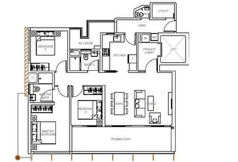 Sophia Hills, 27 Mount Sophia, 3 Bedrooms, 1,313 sqft, Condominium For Rent, by William Oo, 21388875 - PropertyGuru.com.sg