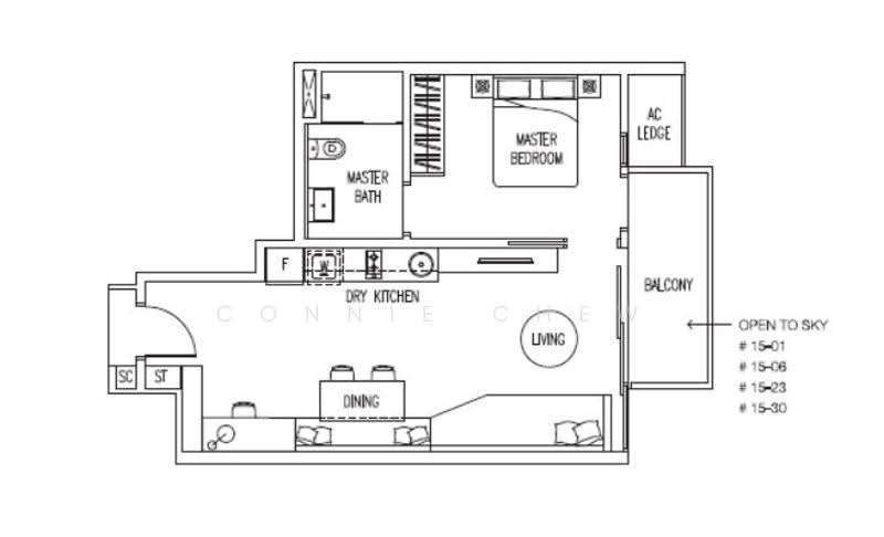Boathouse Residences, 23 Upper Serangoon View, Hougang / Punggol / Sengkang, 1 Bedroom, 624 sqft, Condominium For Rent, by Connie Chew 周址芩, 21398242 - PropertyGuru.com.sg