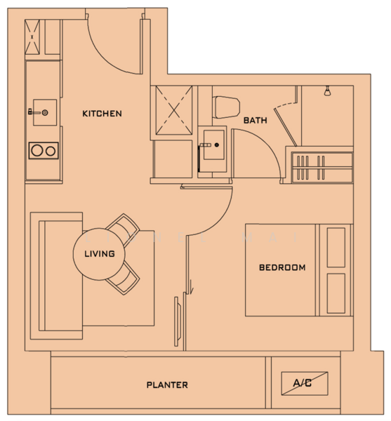 Skysuites @ Anson, 8 Enggor Street, 1 Bedroom, 398 sqft, Condominium For Rent, by Lionel Mai, 21409420 - PropertyGuru.com.sg