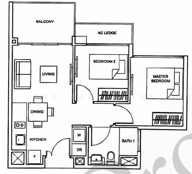 The Glades, 12 Bedok, 2 Bedrooms, 570 sqft, Condominium For Rent, by Ong Chee Keong, 21428089 - PropertyGuru.com.sg