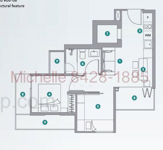 Okio, 262 BALESTIER ROAD, 2 Bedrooms, 570 sqft, Condominium For Rent, by MICHELLE Lim Hui Fang, 21433287 - PropertyGuru.com.sg