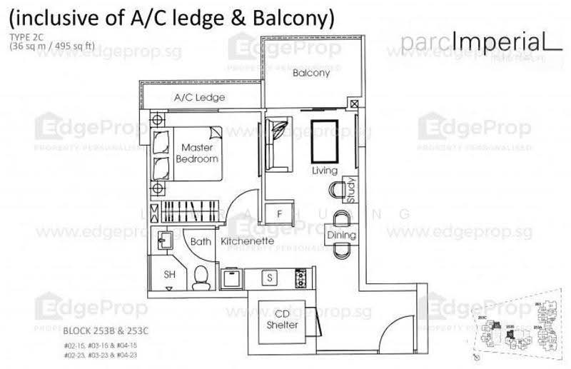 Parc Imperial, 253 Pasir Panjang Road, Buona Vista / West Coast / Clementi New Town, 1 Bedroom, 495 sqft, Condominium For Rent, by Laura Huang, 21438213 - PropertyGuru.com.sg