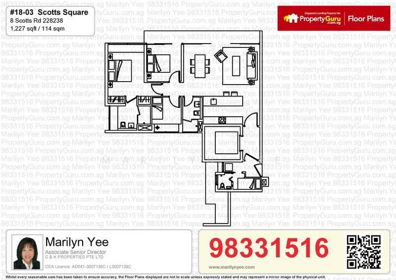 Scotts Square, 8 Scotts Road, Orchard / River Valley, 3 Bedrooms, 1,227 sqft, Apartment For Rent, by Marilyn Yee, 21443519 - PropertyGuru.com.sg