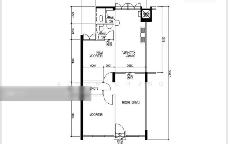 587 Cheng San Court, 587 Ang Mo Kio Avenue 3, Ang Mo Kio / Bishan / Thomson, 2 Bedrooms, 721 sqft, HDB Flat For Rent, by Alvin Chung, 21443615 - PropertyGuru.com.sg