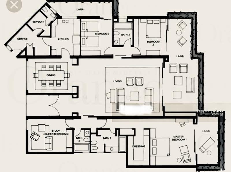 The Arcadia (Arcadia Gardens), 235 Arcadia Road, 4 Bedrooms, 3,800 sqft, Condominium For Rent, by MH Goh, 21458497 - PropertyGuru.com.sg