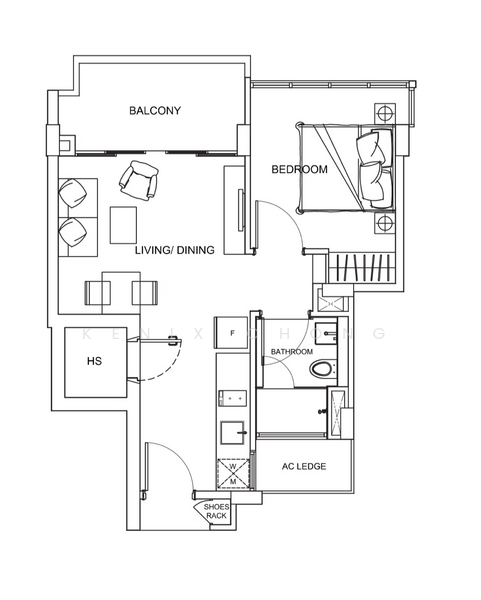 City Suites, 235 Balestier Road, 1 Bedroom, 527 sqft, Condominium For Rent, by Kenix Chong, 21473720 - PropertyGuru.com.sg