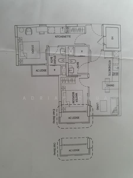 The Hillford, 172 Jalan Jurong Kechil, 1 Bedroom, 420 sqft, Apartment For Rent, by Adrian Chua, 21474493 - PropertyGuru.com.sg