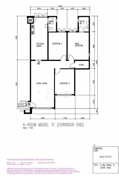 214 Petir Road, 214 Petir Road, 3 Bedrooms, 1,108 sqft, HDB Flat For Rent, by Shawn Low, 21477299 - PropertyGuru.com.sg