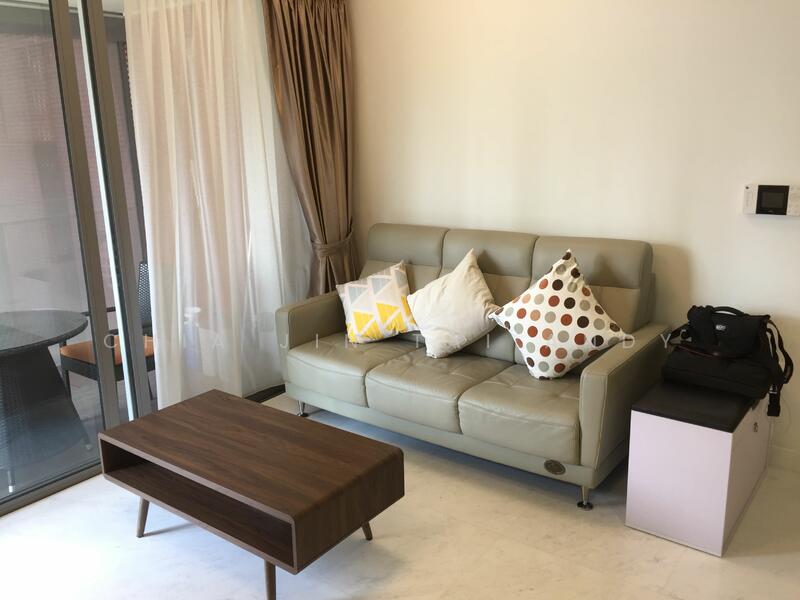 Living room can easily fit a 3 seater sofa and coffee table 