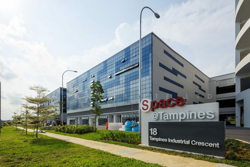 Space@Tampines, 18 Tampines Industrial Crescent, 444 sqft, Light Industrial (B1) For Rent, by Work Plus Store, 21505896 - Building Facade - CommercialGuru.com.sg