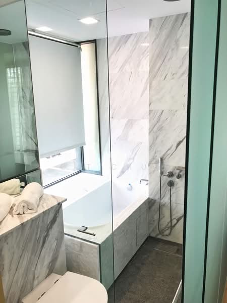 Newton Suites, 60 Newton Road, 3 Bedrooms, 1,238 sqft, Condominium For Rent, by C T Chua, 21509197 - MASTER BATH - PropertyGuru.com.sg
