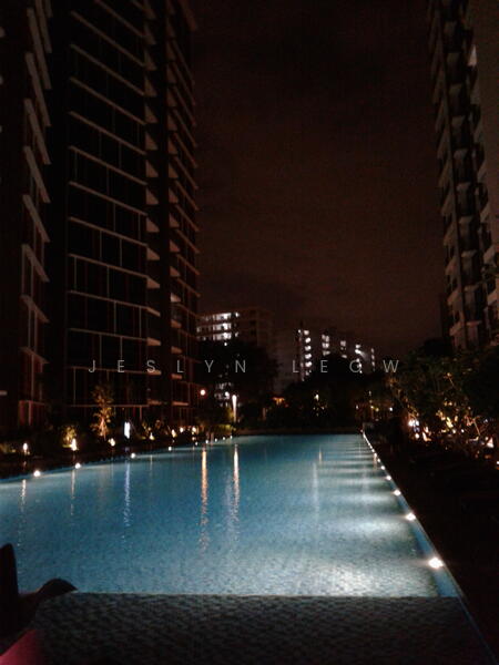 Night Poolview