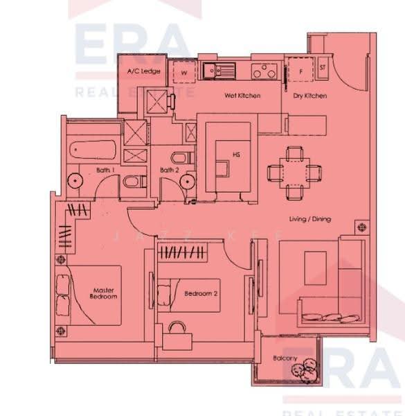 Kovan Melody, 29 Kovan Road, Hougang / Punggol / Sengkang, 2 Bedrooms, 904 sqft, Condominium For Rent, by Jazz Kee, 21525431 - PropertyGuru.com.sg