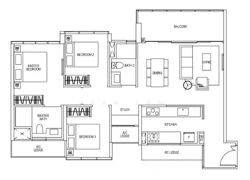 Thomson Impressions, 20 Lorong Puntong, 3 Bedrooms, 1,055 sqft, Condominium For Rent, by Ryan Tan, 21530002 - PropertyGuru.com.sg