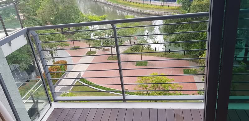 Rivergate, 99 Robertson Quay, 2 Bedrooms, 1,044 sqft, Apartment For Rent, by Joe Sim, 21532685 - Master room balcony - PropertyGuru.com.sg