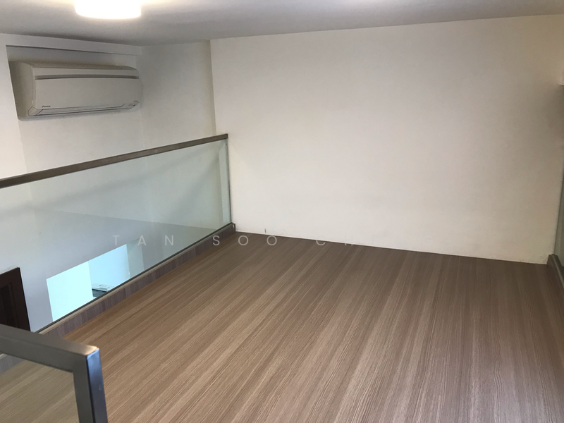 Loft where the bed will be