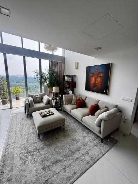 Cyan, 6 Keng Chin Road, Tanglin / Holland / Bukit Timah, 2 Bedrooms, 1,292 sqft, Condominium For Rent, by Jacqueline Lim, 21544590 - Living Room - PropertyGuru.com.sg