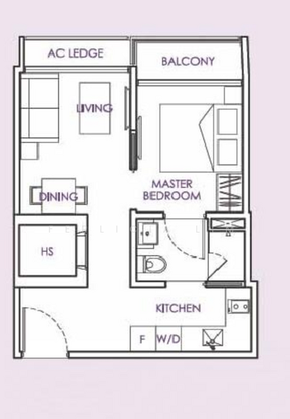 Oxley Edge, 308 River Valley Road, 1 Bedroom, 431 sqft, Apartment For Rent, by Ferlicia Lim, 21545245 - PropertyGuru.com.sg