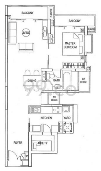 Cote D'Azur, 66 Marine Parade Road, 1 Bedroom, 914 sqft, Condominium For Rent, by Sherlyn Aw, 21572116 - PropertyGuru.com.sg