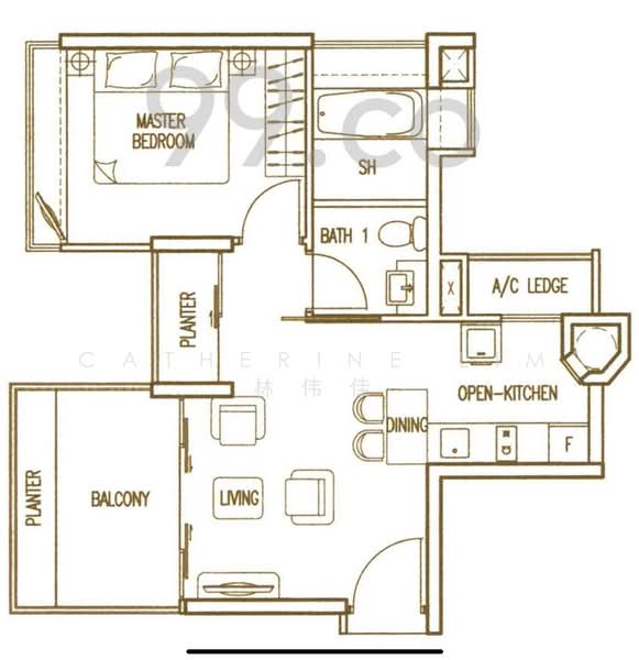Nathan Residences, 25 Nathan Road, 1 Bedroom, 592 sqft, Condominium For Rent, by Catherine Lim, 21582992 - PropertyGuru.com.sg